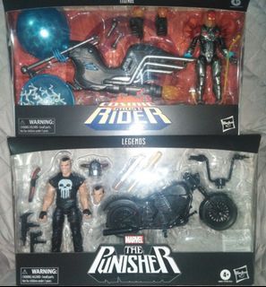 FIXED/FINAL/FIRM/LAST PRICE and NO BREAKING OF SET Hasbro Marvel Legends Rider Series Punisher Motorcycle & Cosmic Ghost Rider Set of 2