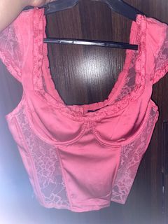 Forever 21 Corset Top in Pink