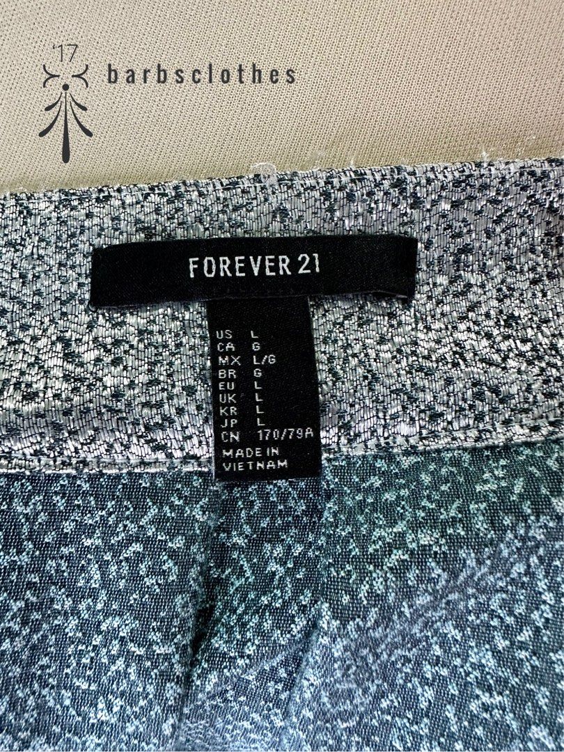 Metallic skater skirt forever 21 discount