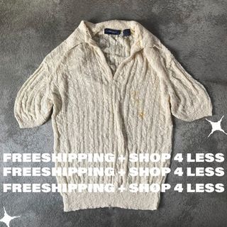 💗FREESHIPPING + SHOP 4 LESS💗 Vintage Damon Knitted Polo Shirt