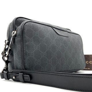 Gucci clutch bag GG Supreme leather multi-storage black