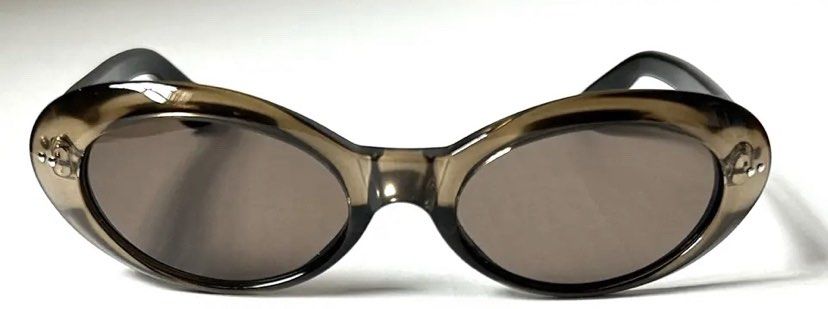 Gucci vintage Brown oval sunglasses GG 2413/N/s