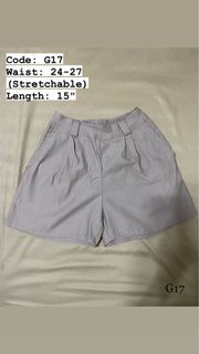 Highwaist Trouser Shorts with Belt Loop