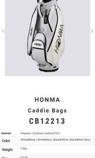 Honma golf bag
