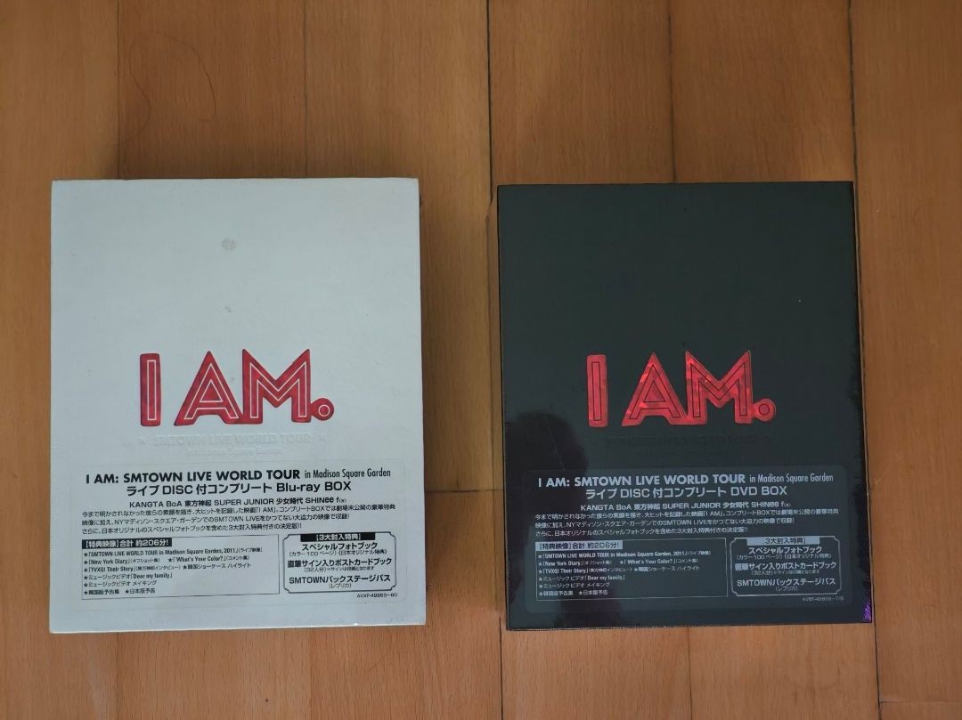 I AM: SMTOWN LIVE WORLD TOUR in Madison Square Garden Blu-Ray u0026 DVD Box  Set