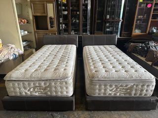 Identical bed frame leather cover with 12” NSLEEP MATRESS