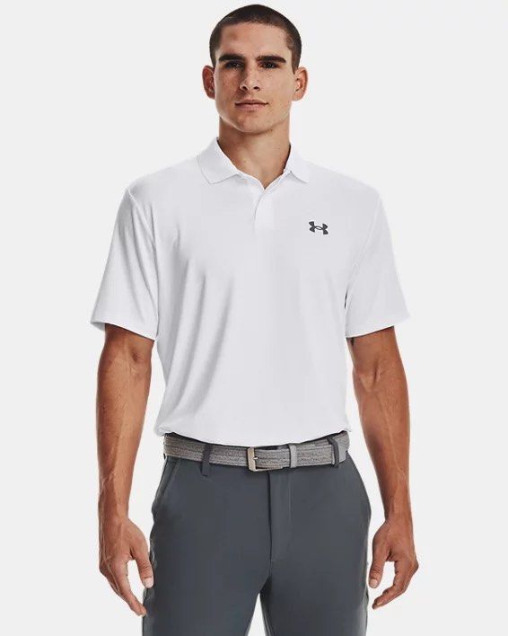 Kaos Polo Under Armour Putih XL Golf Tennis Fesyen Pria Pakaian Atasan di Carousell