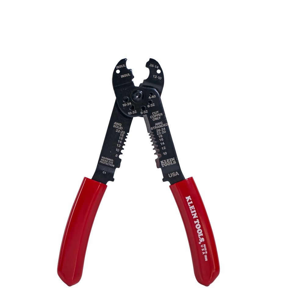 Klein Tools Multi-Purpose 6in1 Wire Stripper Cutter 1000 (Category: Construction Tools & Equipment) located in Manila. Submitted by homecareph (Listing ID 1302454841, Image 3). Description: 02-13-2026 ✅For Sale !!! ✅Retail / Wholesale ✅KLEIN MULTI-PURPOSE 6IN1 WIRE STRIPPER CUTTER ✅MODEL: 1000 • Crimping Capacity: 10-22 AWG • Strips & Cuts: 8-22 AWG Solid; 10-26 AWG Stranded • Screw Shearing: 4-40, 6-32, 10-24, 10-32 • Overall Length: 19.7cm • We