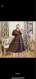 Plus Size Korean Coordinates in Coffee Brown (XL to 3XL) BUY ONE AND GET THE FOLLOWING ITEMS -₱50
