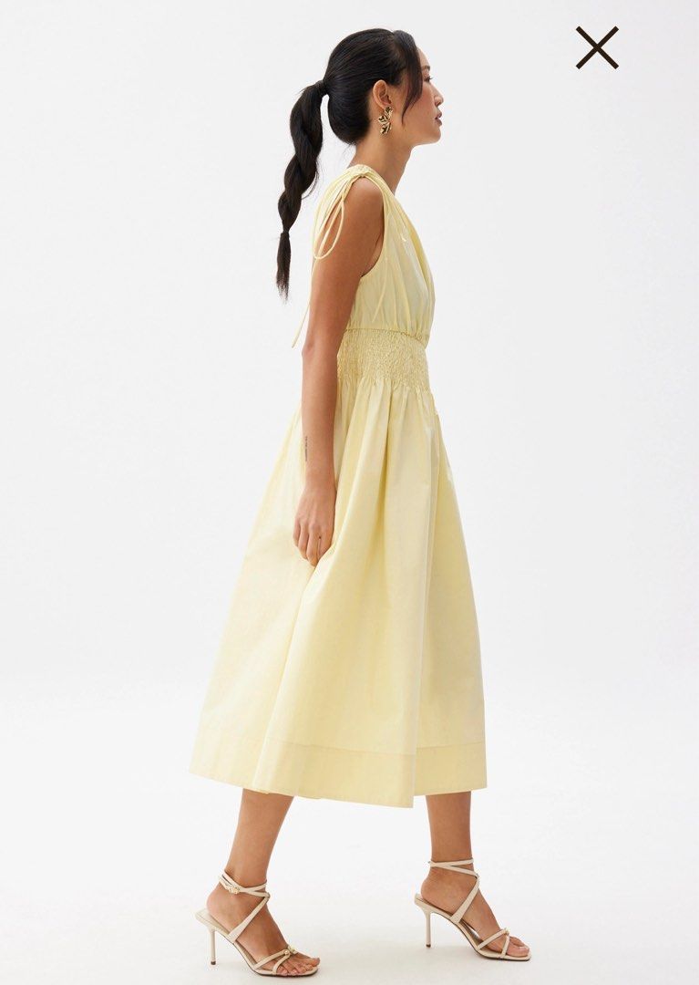 Love Bonito Cotton Toga Fit Flare Midaxi Dress, Women's Fashion