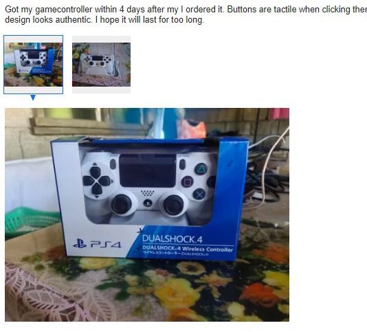 LOWEST PRICE🔥 DS4 CONTROLLER‼️‼️ (Category: Controllers) located in Manila. Submitted by gigaware (Listing ID 1302635550, Image 3). Description: Take Control, Master Your Game: DS4 Controller - Precision in Every Press! 🎮✨ GET YOURS NOW 💥 (FEATURES) The feel, shape, and sensitivity of the dual analog sticks and trigger buttons have been improved to provide a greater sense of control, no matter what you play The new multi-touch and clickable to