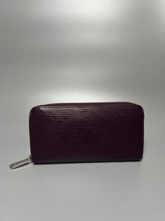 LV Epi Purple Long Wallet