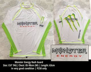 (M) Monster Energy Rash Guard