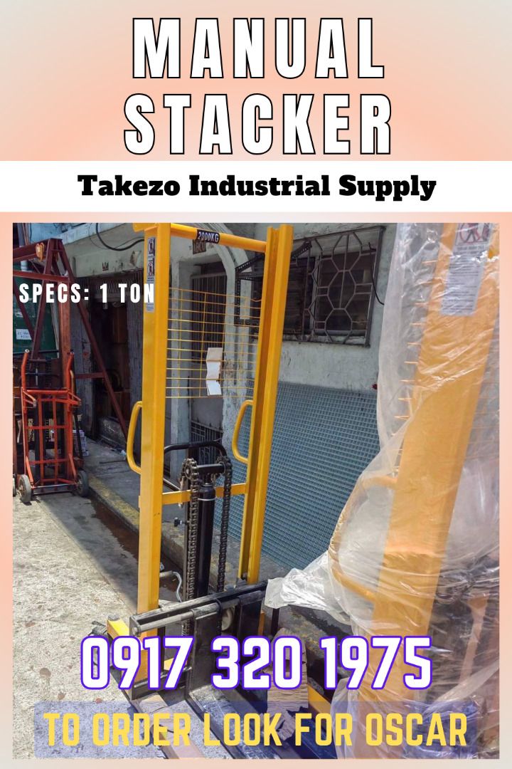 MANUAL STACKER - Safe and user-friendly solution for lifting ...