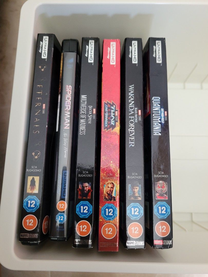 MARVEL / MCU 4K UHD BLU RAY (UK VERSION), Hobbies & Toys
