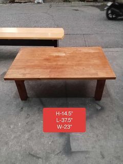 Mid century coffee center table solid wood japan made