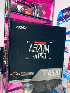 MSI A520M-A PRO AMD AM4 Socket M-ATX Motherboard