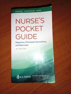 NANDA -Nurse's Pocket Guide(15th edition)