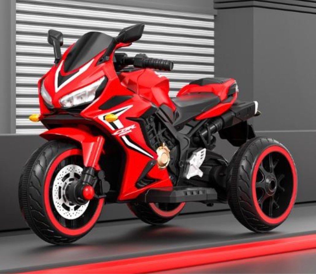 New Honda bike battery operated children toddler kid electric ride on car Hobbies Toys Toys Games on Carousell