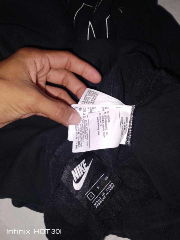 NIKE AIR FLEECE JOG SWEAT PANTS Men s Fashion Bottoms Joggers on Carousell