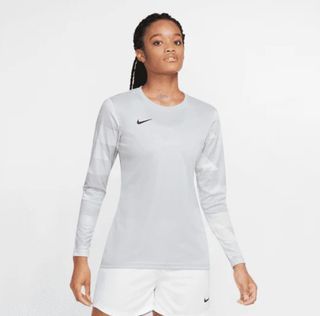 NIKE Women's Dry Dri Fit Shirt Long Sleeve Shirt Activewear Soccer Running Size Small