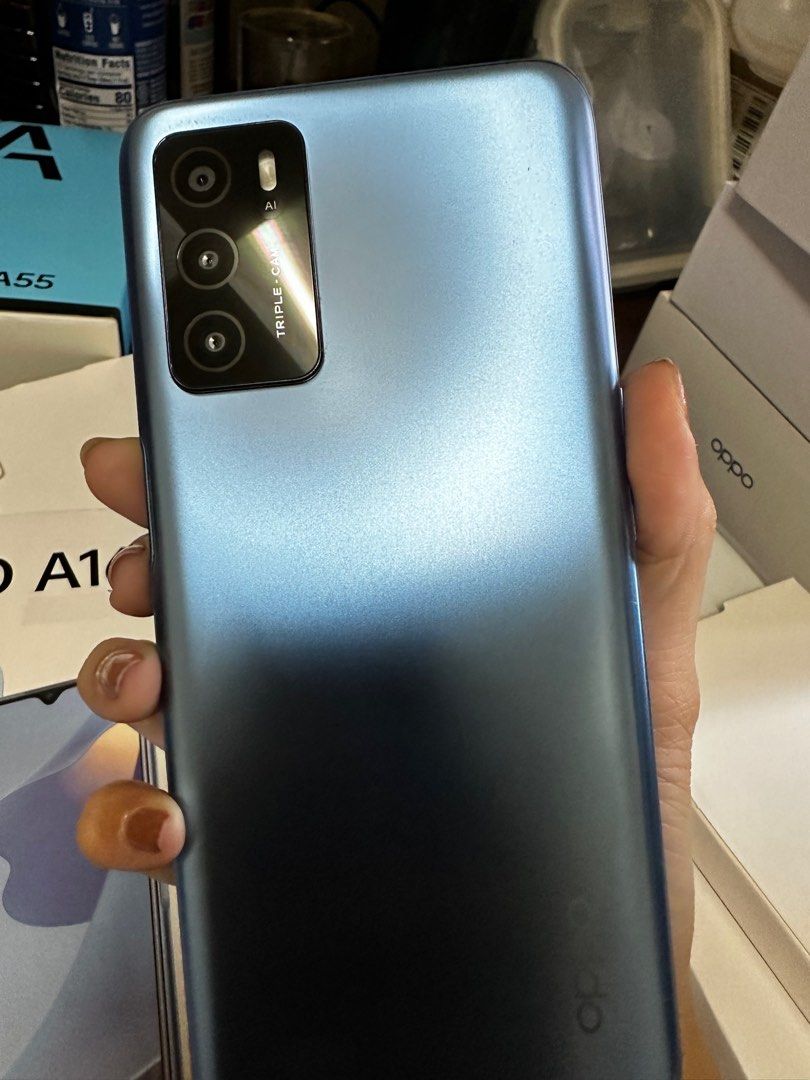 OPPO A16 4GB + 64GB Complete Inclusion (Category: OPPO) located in Manila. Submitted by raziela.08 (Listing ID 1302660721, Image 1). Description: Good as new actual Pictures are posted Mall pullout Phone PLEASE NO PRICE HAGGLING PRICE DROP Na po ito Box & complete Package AVAILABLE COLOR : Pearl Blue 64GB 100% Original nakapost imei you may check Check all you want upon pick up once na mag transact no return or Exchange No Warranty Pick up only L