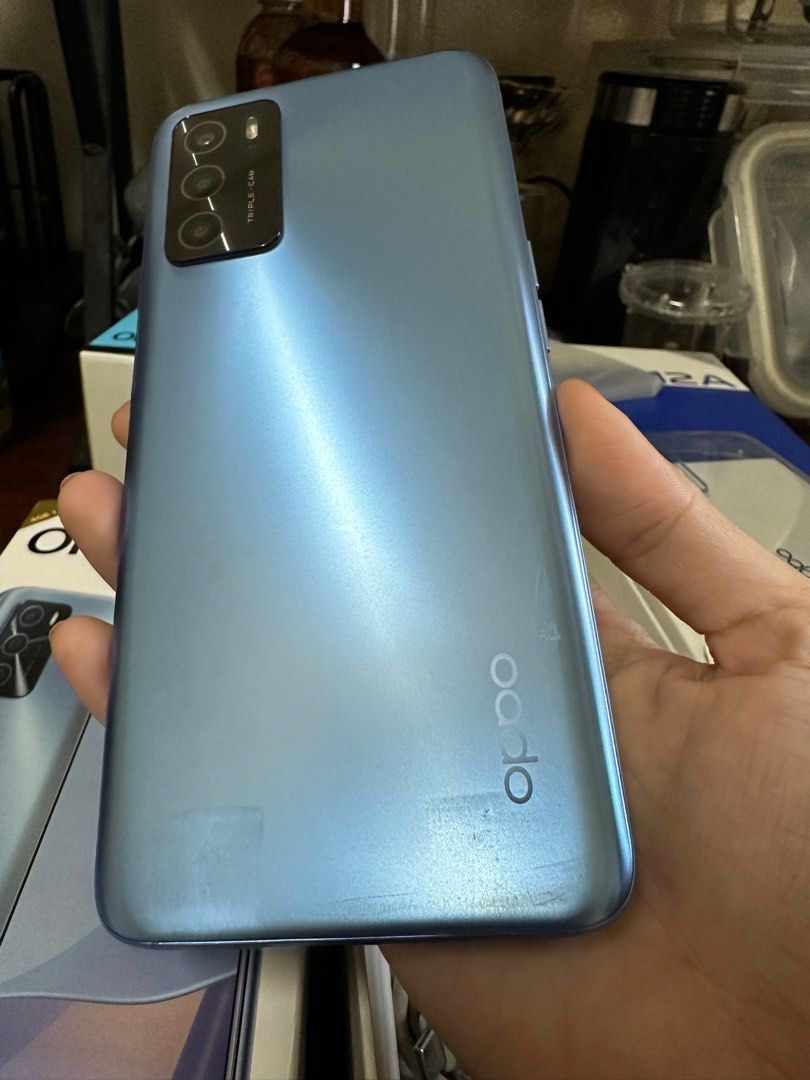 OPPO A16 4GB + 64GB Complete Inclusion (Category: OPPO) located in Manila. Submitted by raziela.08 (Listing ID 1302660721, Image 3). Description: Good as new actual Pictures are posted Mall pullout Phone PLEASE NO PRICE HAGGLING PRICE DROP Na po ito Box & complete Package AVAILABLE COLOR : Pearl Blue 64GB 100% Original nakapost imei you may check Check all you want upon pick up once na mag transact no return or Exchange No Warranty Pick up only L