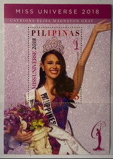 PHILIPPINES 2018 Miss Universe Catriona Gray SS MNH