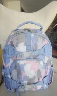 Pottery Barn Kids Mackenzie Purple Abstract Backpack For Kids Large Schoolbag for Kids Backpack