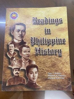 Readings in Philippine History - 2018 Edition for College Students - Vintage Tagalog Filipino Book