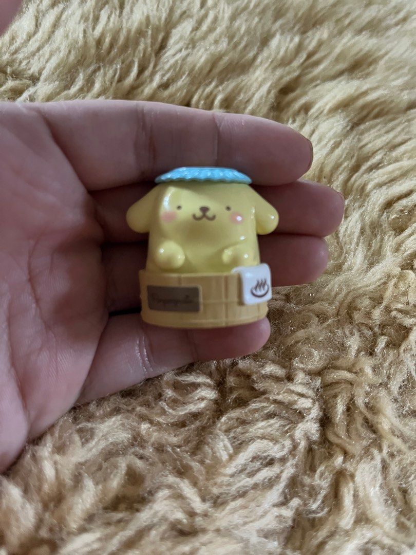 Sanrio pompompurin top toy figure (Category: Figurines & Statues) located in Caloocan City. Submitted by snapshop_ph (Listing ID 1302606355, Image 2). Description: 💟 Good cosmetic condition 💟 sanrio x top toy markings 💟 Php300 💟 First to pay policy,paid means sold (regardless if mine/offer) 💟 All items crossposted 💟 Lalamove or Flash delivery 💟 Gcash, Bdo, Metrobank 💟 North Caloocan area.