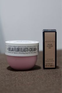 SET Gucci Lipstick and Sol de Janeiro Cream