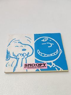 Snoopy & Charlie Brown Grid Memo Pad