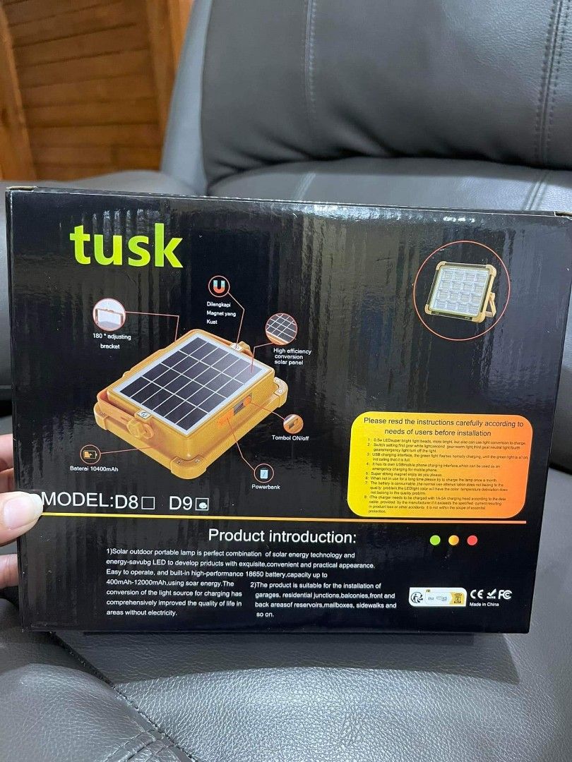 SOLAR LIGHT (Category: Lighting) located in Manila. Submitted by imeldacsantiago (Listing ID 1302658632, Image 3). Description: SOLAR LIGHT CODE JAHW05102024 PRICE 830 CUT OFF OF ORDERS 11AM (SAME DAY DELIVERY WITHIN MANILA AREA) VIA GRAB, MR SPEEDY, LALAMOVE MOP: COD (MANILA AREA, CAVITE,BULACAN, NEXT DAY DELIVERY) GCASH (MANILA, CAVITE, BULACAN AREA, SAME DAY DELIVERY) BDO REMITTANCE CENTERS PLS PM US FOR ORDERS AND INQUIRIES.TIA.