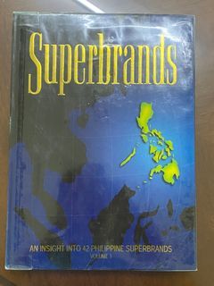 SUPERBRANDS AN INSIGHT INTO 42 PHILIPPINE SUPERBRANDS VOLUME 1 - COFFEE BOOK TABLE - HARDBOUND RARE