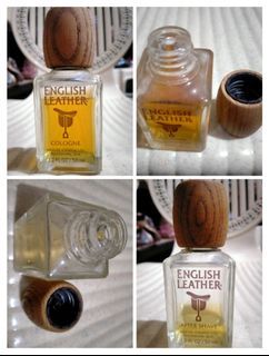 [TAKE ALL x2] (1990s) English Leather Cologne and Aftershave Set Vintage Collectible Colognes Old scent 90s Collector Men's Collection