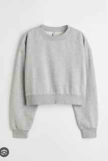 Terranova Cropped Sweatshirt / Sweater / Pullover - Gray
