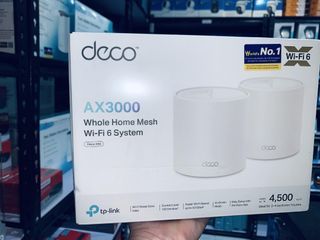 TP-Link Deco X50 AX3000 Whole Home Mesh WiFi 6 2PACK