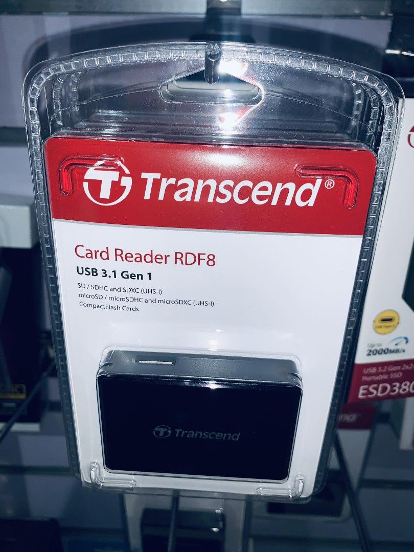 Transcend RDF8 microSD/SD/CF Card Reader USB 3.1 TS-RDF8K2 (Category: Other Accessories) located in Makati City. Submitted by techubstoreandaccessories (Listing ID 1302568447, Image 2). Description: Transcend RDF8 microSD/SD/CF Card Reader USB 3.1 TS-RDF8K2 Ready for Pick Up / Delivery ‼️ 📌 DETAILS: ✅Actual Picture Posted. ✅BRAND NEW & ORIGINAL. ✅7 Days Replacement for Factory Defects and 1year Warranty. (Terms and conditions apply) ------------
