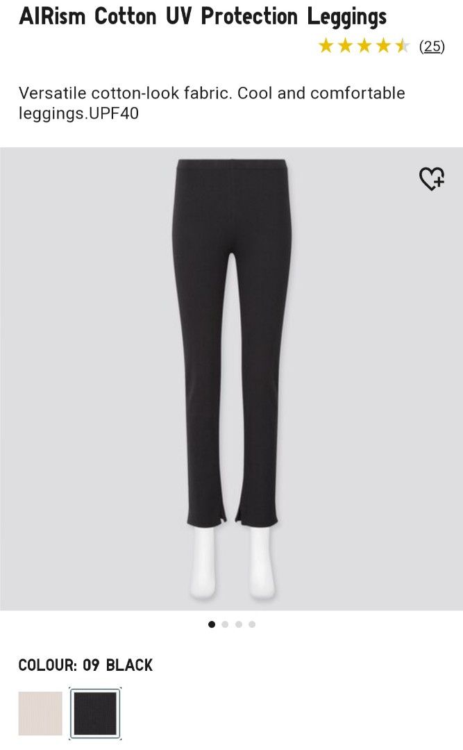 Uniqlo ribbed leggings pants on sale