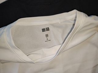 Unisex XL Uniqlo DRY-EX sleeveless shirt, white