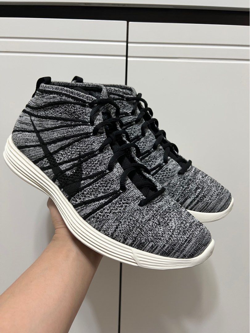 US10 Nike Flyknit Lunar racer trainer sacai stussy air max tee aj1 Vomero 5