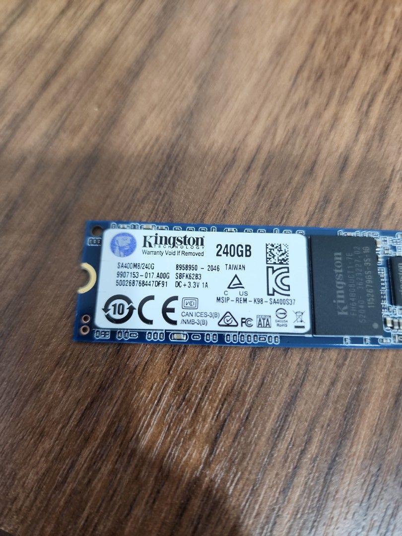 [Used] KINGSTON 240GB A400, Computers & Tech, Parts & Accessories, Hard ...