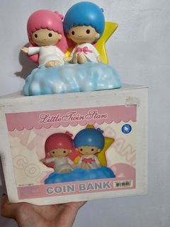 Vintage Sanrio Little Twin Star Resin Cloud Coin Bank