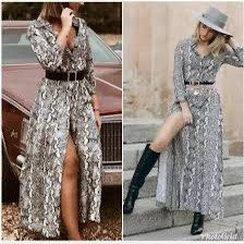Zara snakeskin print shirt dress cheap