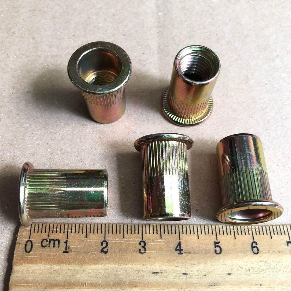 Zinc Coated Rivet Nut Yellow Ordinary M3 M4 M5 M6 M8 M10 M12 ...