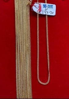 18K Saudi Gold Japan style necklace