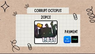20 pcs Corrupt Octopus PS99 Pet Sim