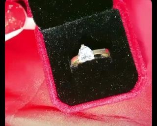 2ct  heart cut VVS1D Diamond Engagement ring 14k yellow gold