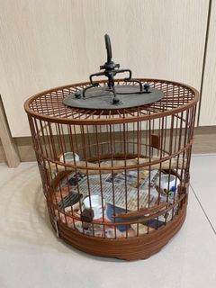 竹鳥籠(新品)4個 鳥籠